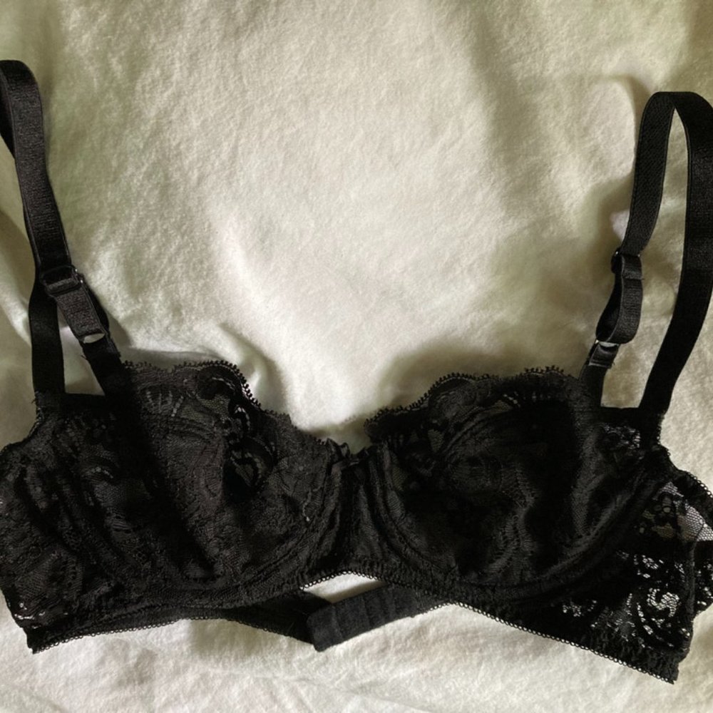 Deborah Marquit Demi Lace Bra, 32B